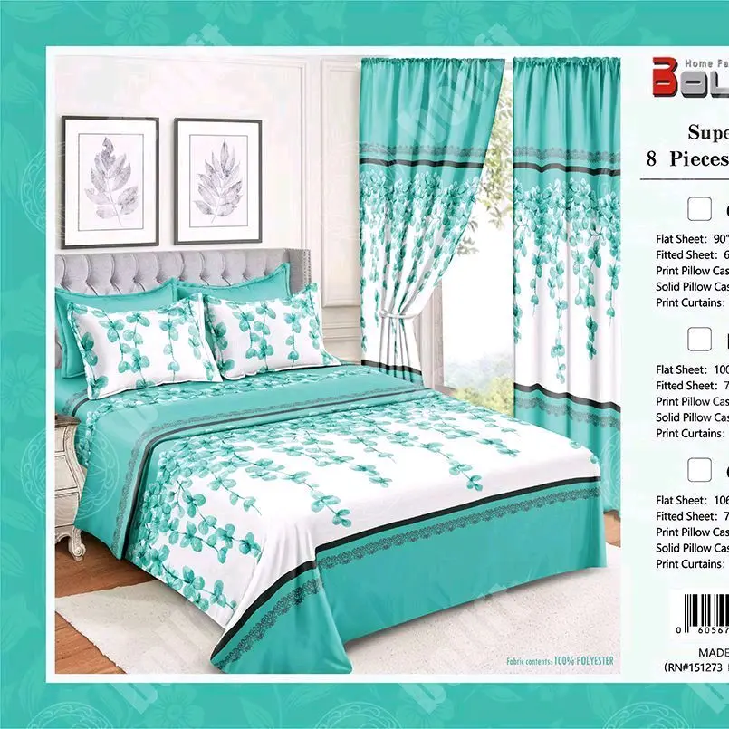3 sets of 8 pieces sheetsBollFt Home fashion super sheet set