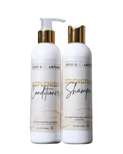 Strengthen & Replenish Shampoo and Conditioner Set anti-hair loss rosemary