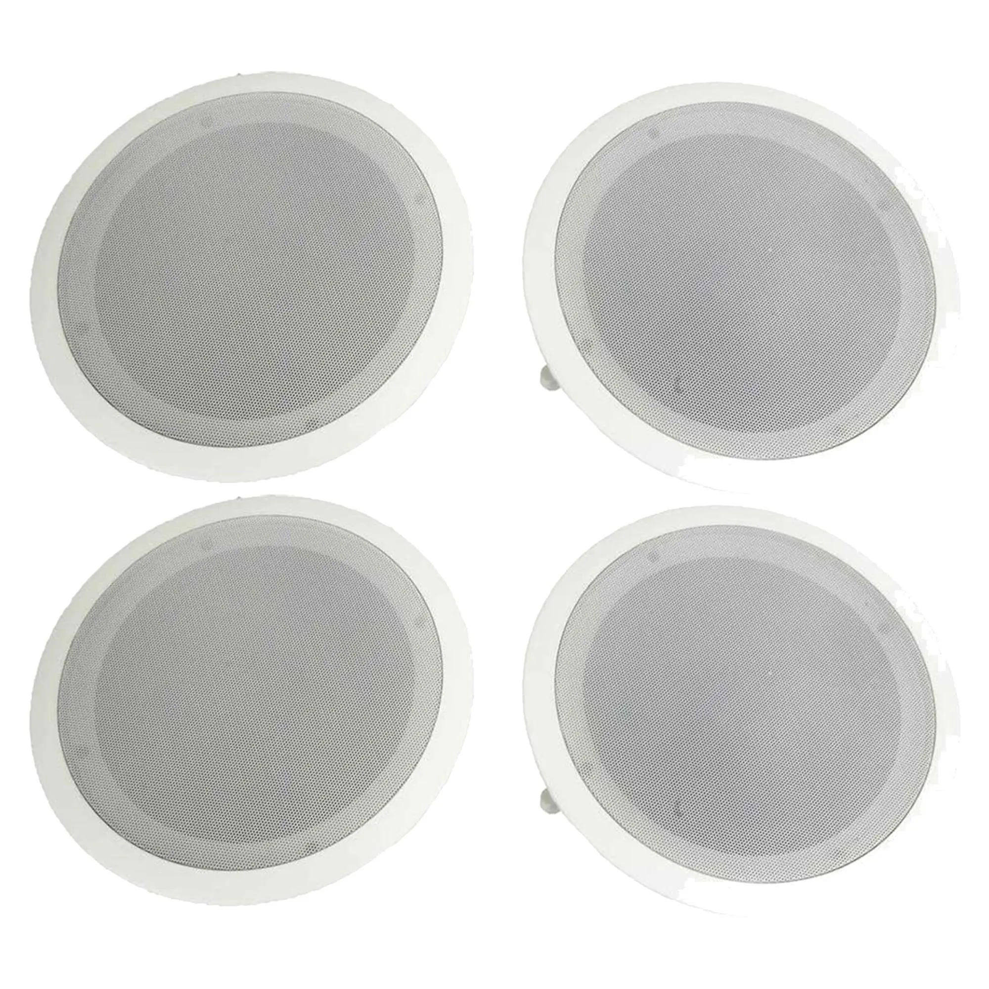 Pyle Home PDIC Series 8" 250W Round Flush Mount Wall Ceiling Speakers (4 Pack) Pyle Home PDIC Series 8" 250W Round Flush Mount Wall Ceiling Speakers (4 Pack)