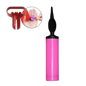 Apintop Balloon Pump - Dual Action, Tying Tool - Parties, Events, Easy Decor, Random Colors