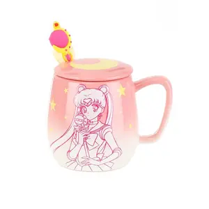 Sailor Moon 16oz Ombre Mug with Molded Spoon