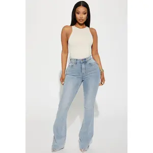 San Diego Sculpting Stretch Flare Jeans - Light Wash