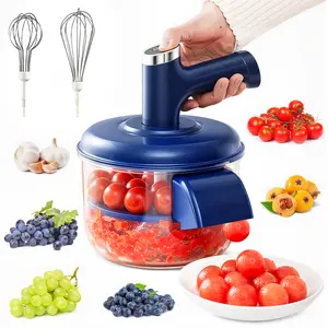Automatic Fruit Peeler: Household Electric Fruit & Vegetable Peeler and Whisk — 2-in-1 Device for Grapes, Garlic, and Cherry Tomatoes 50W