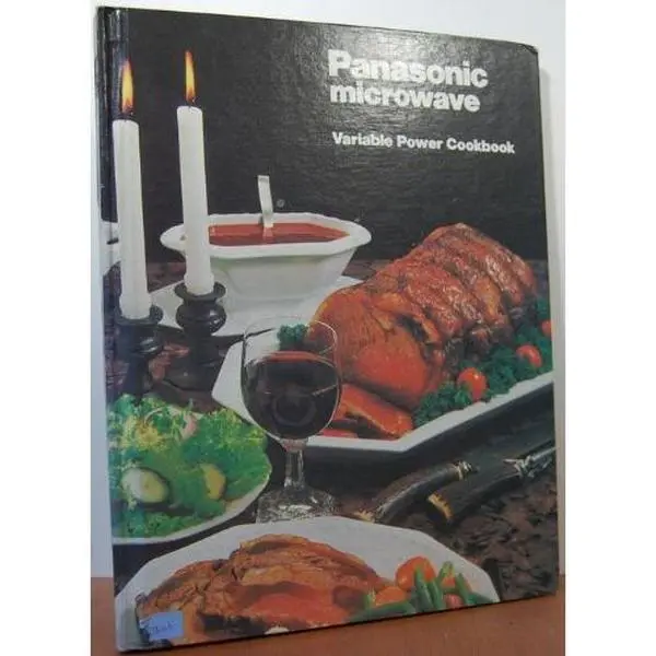 Used English Hard Cover Book - Panasonic Microwave Variable Power Cookbook (1.5 lb), 1.5 Pounds