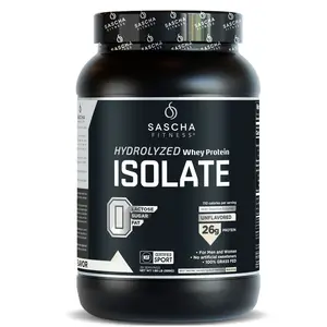 SASCHA FITNESS Hydrolyzed Whey Protein Isolate | Unflavored