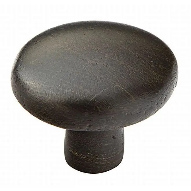 Emtek 86117MB Screw-In Medium Bronze Cabinet Doorknob, 1.75 in (1-3/4' Diameter) Round Design