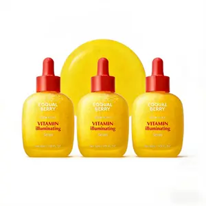 EQQUALBERRY Vitamin llluminating Serum -Niacinamide 4% & Vitamin C Face Serumwith Hyaluronic Acid & Vitamin E, BrighteningSerum, Micro-Infusion Wrinkles & Dark SpotsHydrating Anti-Wrinkle Facial Serum BundleKorean Skincare Firming Neck Renewal