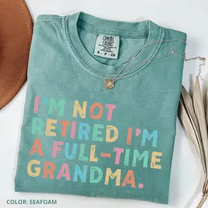 Comfort Colors Retirement Gifts For Women Tshirt, Retirement Gift, Retirement Gift For Women, Gift Mothers Day, Retirement TShirt, for Grandma