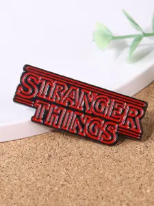 Stranger Things Enamel Pin Set – Officially Inspired Demogorgon & Eleven Poster Pins, Collectible Netflix Fan Merch, Perfect Gift for Halloween, Christmas & Season 5 Premiere