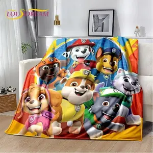 P-Patrol Cute Cartoon Dog  Blanket,Soft Throw Blanket for Home Bedroom Bed Sofa Picnic Travel Cover Blanket Kids Gift Cover