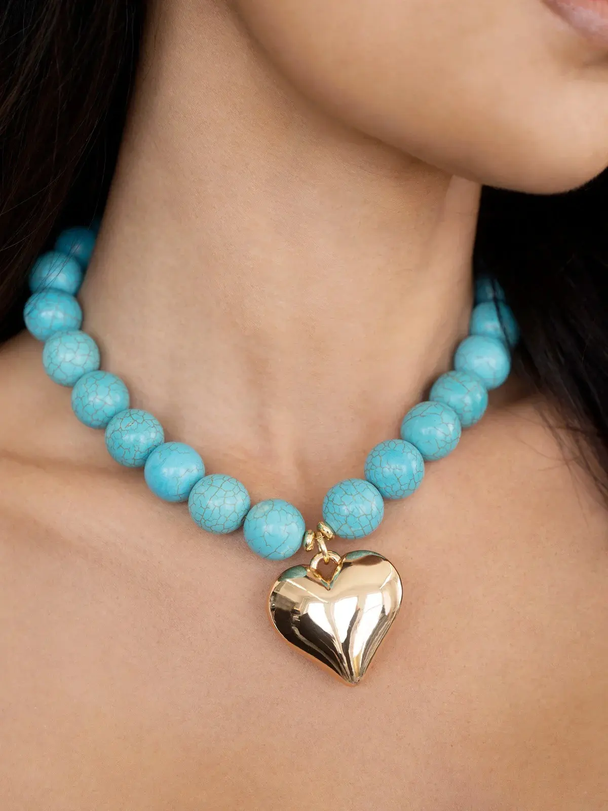 Ettika Luck & Love Blue Heart Bracelet Set Jewelry Gift for Women StackableBracelets