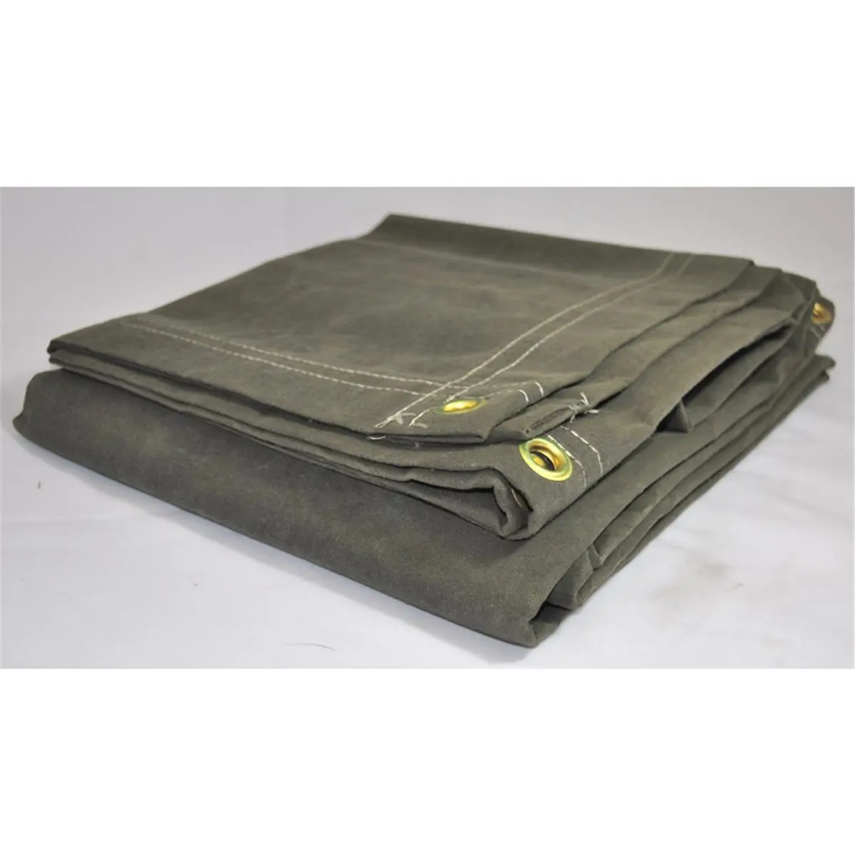 CANVAS Heavy-Duty Canvas Tarp Cover, 12 x 24 ft Olive - Multi-Resistant (Wear, UV, Water) for Camping & Outdoor Events Tent, Stable, Large Coverage, Camping Gear, Sun Protection, Uv Resistant
