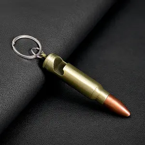 Beer opener keychain matches kerosene lighter window breaker creative multi-functional portable design
