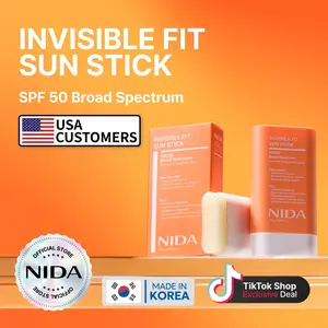 NIDA Invisible Fit Sun Stick SPF 50 Daily Sensitive Gentle NIDA Invisible Fit Sun Stick SPF 50 Daily Sensitive Gentle