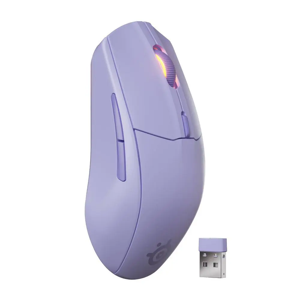 SteelSeries Rival 3 Wireless Gaming Mouse - Lavender SteelSeries Rival 3 Wireless Gaming Mouse - Lavender