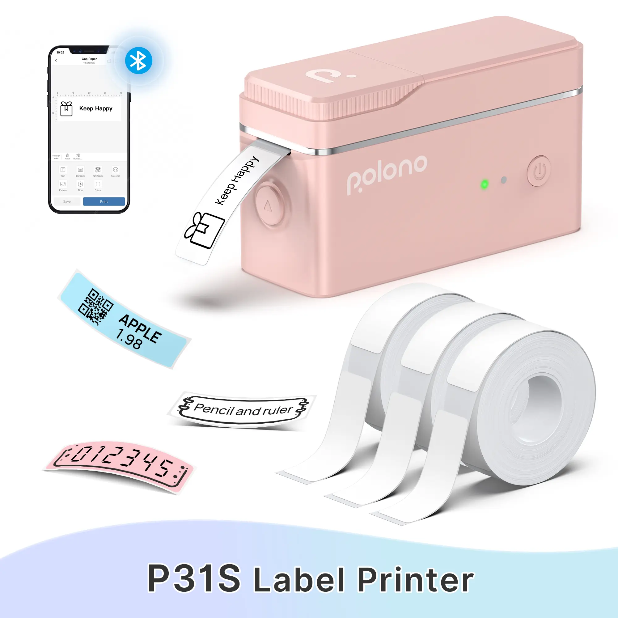 Pink Printer+ 3 Roll