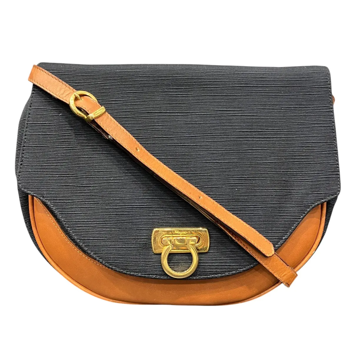 Pre-owned SALVATORE FERRAGAMO Canvas Shoulder Bags Shoulder Bag