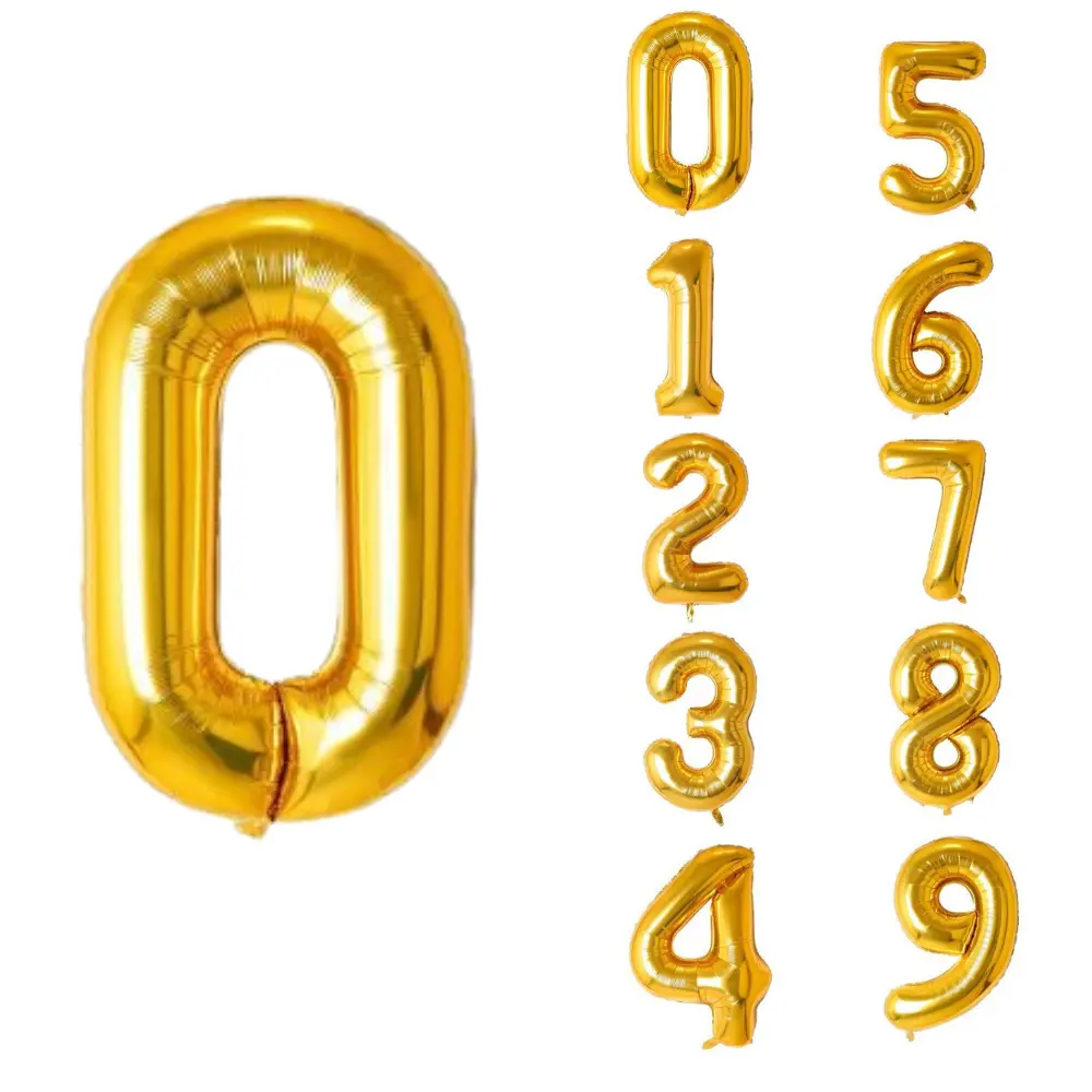 40" Foil Number balloons