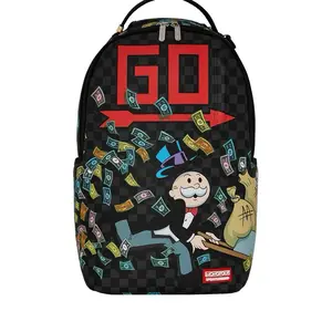 Sprayground Monopoly Wheel Barrel Backpack  NEW AUTHENTIC