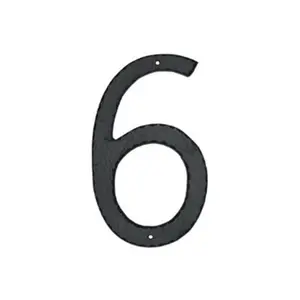 212 MAIN Handmade Metal House Number Sign, 6 w x 10 h x 0.19 d in Individual Aluminium Plaque with Textured Modern Font, Easy to Identify Home Decor for Home Use
