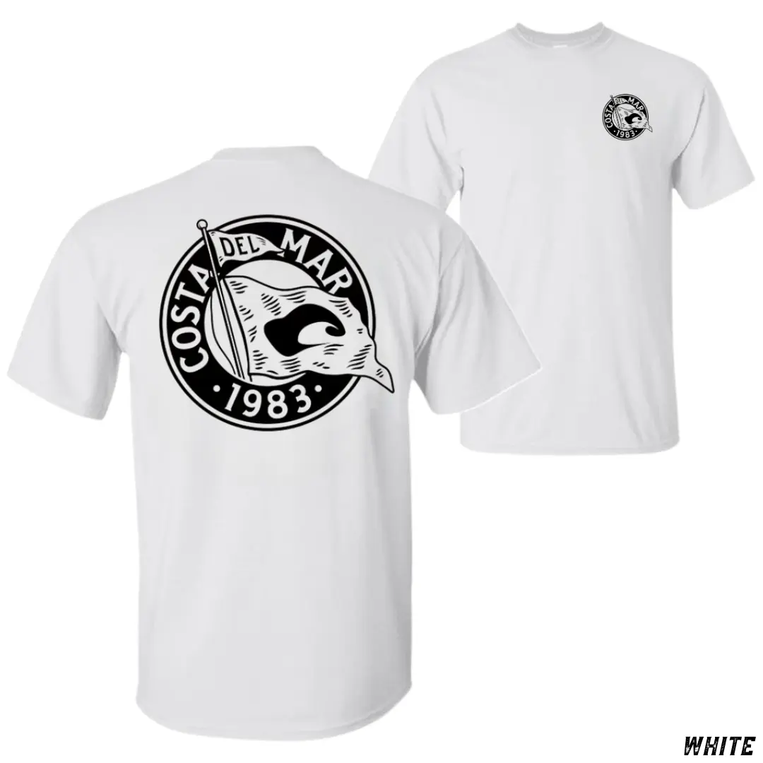 Costa Del Mar "See What's Out There" T-Shirt, Classic Ocean Graphic Tee, Soft Cotton Blend Shirt, Fishing Lifestyle Apparel for Men & Women, Outdoor Angler Gift Sreetwear
