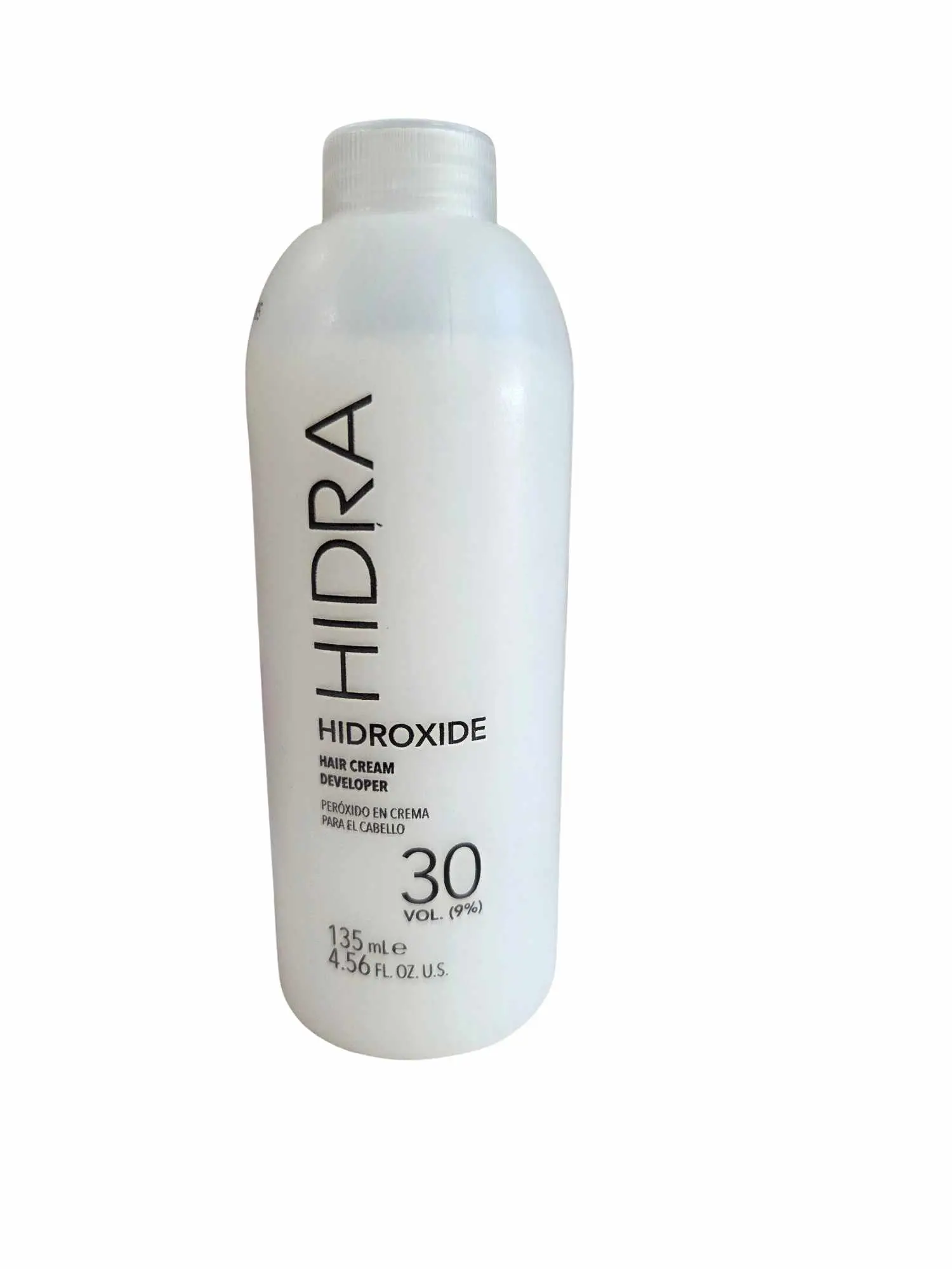 HIDRA Hidracolor 30 Volume Peroxide Cream Developer with Color Protection, Professional Haircare for Color Processing and Lightening, 4.5 fl oz