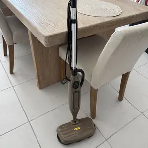 [FebFaves]DEVOAC VM6 Electric Rotating Steam Mop & Household Steam Cleaner, 10-in-1 Steam Mop, 3 Adjustable Steam Levels,Floors Clean, Kitchen, Tiles, Walls, Cabinets, Gaps; Fast Heat-Up, Removes Grease and Grime, Multi-Purpose Cleaning Tool