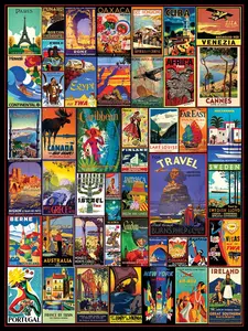 Travel The World (2046pz)  - 300 Piece Jigsaw Puzzle