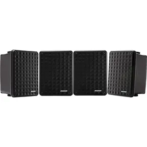Kicker KB6 2-Way Full Range Indoor Outdoor Speakers (4 Speaker Bundle) Audio Smartphone