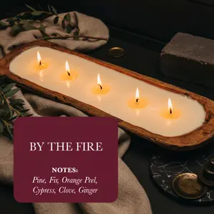 5-Wick Dough Bowl Soy Candle - By The Fire