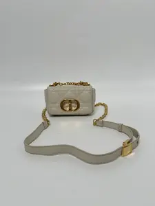 Pre-owned Dior leather Crossbody Bags Caro Nano Pouch Crossbody JA906DR