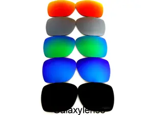 Galaxy Replacement Lenses for Oakley Holbrook Sunglasses 5 Color Pairs Polarized 100% UVAB with Anti-Reflective and Impact Resistance