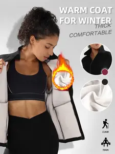 Women's Winter Fleece Jacket Coat, Windproof Warm Soft Lining, Hiking Camping Climbing Skiing Running Casual Outdoor Sports Jacket, Sports Outerwear, Athlete Jackets