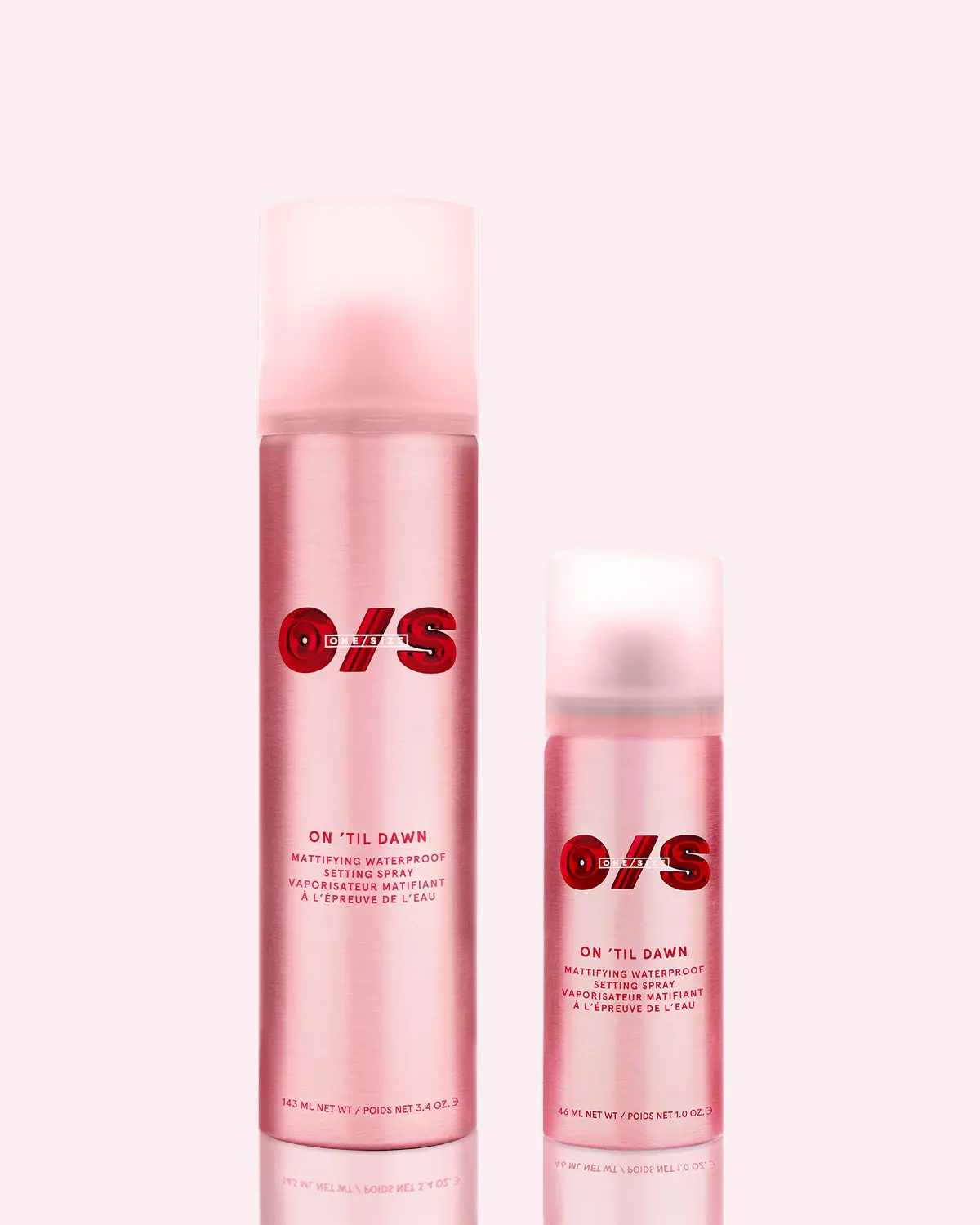 SET & SLAY, HOME AND AWAY - On ’Til Dawn Mattifying Setting Spray Duo | ONE/SIZE Waterproof Setting Spray Full and Travel Size Set