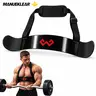 MANUEKLEAR Arm Blaster - Adjustable Bicep Curl Isolator with Foam Padding for Barbell Curls, Dumbbell Curls & Strength Training