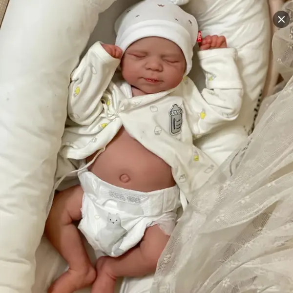Adorable Lifelike Handmade Newborn Girl Doll with Soft 3D Vinyl Skin Ideal for Birthday and Christmas Gifts toddler