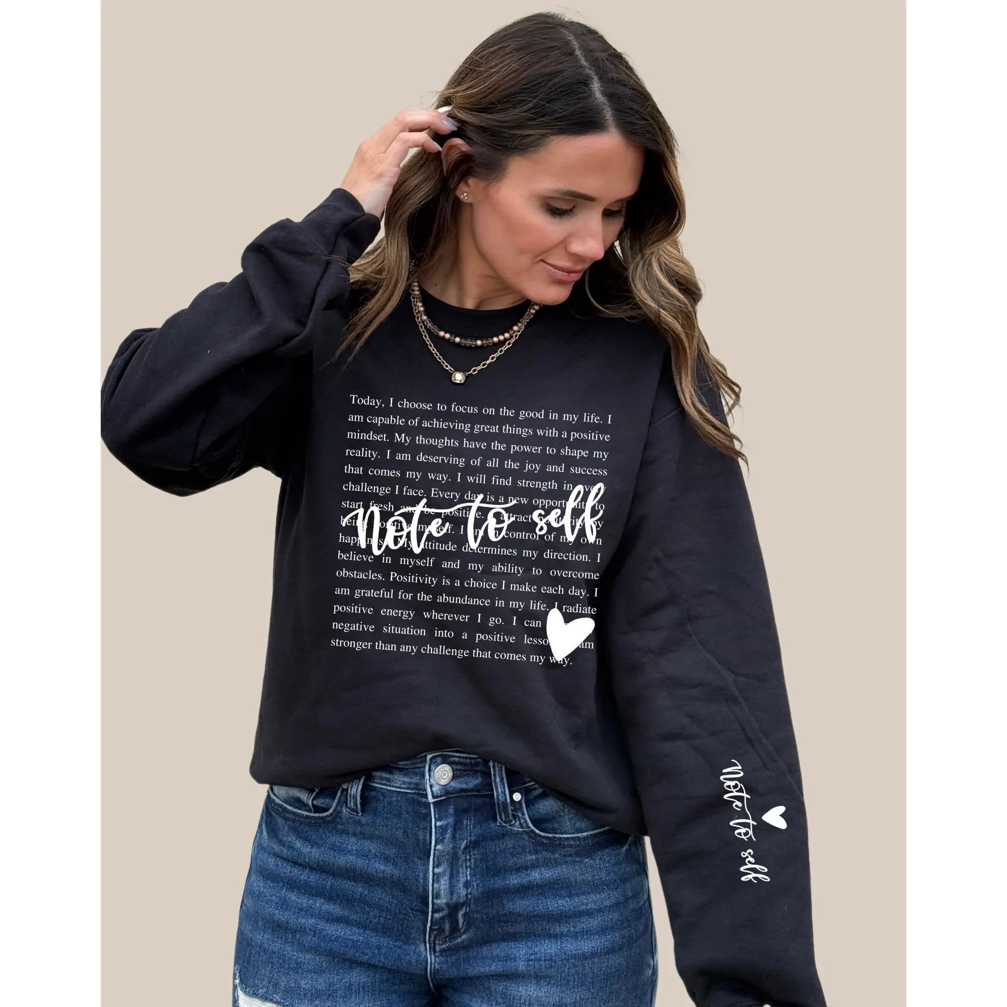 Note to Self Sweatshirt
