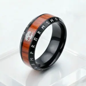 Vintage Men Stainless Steel Viking Tree Of life Ring Unique Man Amulet Personality Gift Jewelry