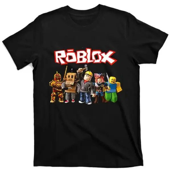 🕹️ 🎮 Roblox Graphic Cartoon Unisex shirt,  gamer apparel for summer, birthday gift, family tee,Gift for Unisex,  Family shirt, summer outfit