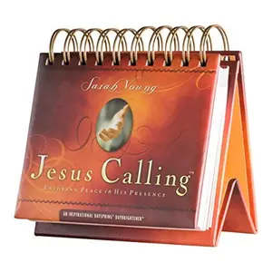 USED-Sarah Young - Jesus Calling: Enjoying Peace in His Presence - An Inspriational DaySpring DayBrightener - Perpetual Calendar by Sarah Young (Spiral-bound)