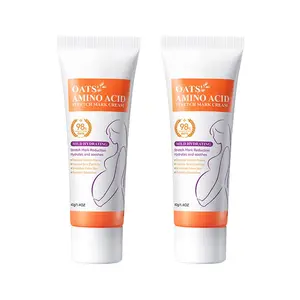Oats Stretch Mark Cream for Women,2 Pcs Oats Amino Acid Stretch Mark Repair Creams-Reduces Marks and Scars,Increase Skin Elasticity,Firming Smooth and Hydrates Skins,For All Skin Types