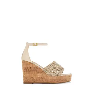 Paradise Nights Platform Wedges - Gold