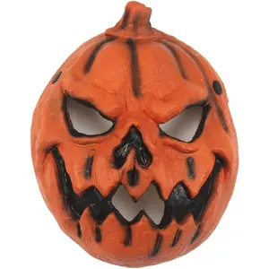 Halloween Pumpkin Mask,Creepy Pumpkin Mask, Scary Pumpkin Mask,Masquerade Cosplay Costume Accessories