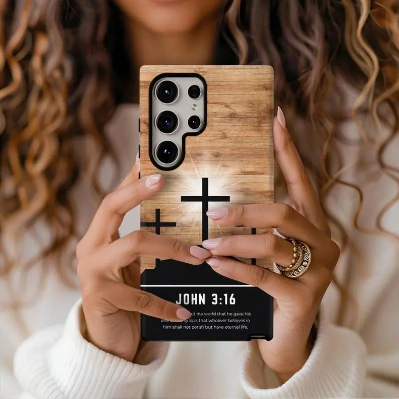 Personalized Bible Verse Phone Case with Jesus Cross Suitable for Iphone 11/12/13/14/15/16/17 Pro Promax Plus Air