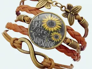 You are my sunshine bracelet
