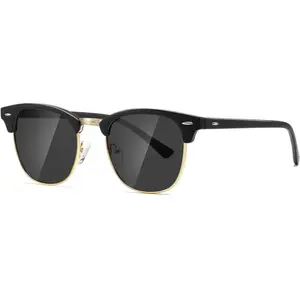 Unisex Simple Style Plain Color Sunglasses