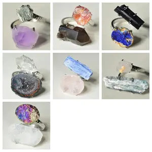 [No.443-449 Tray #16]Unique handmade crystal ring