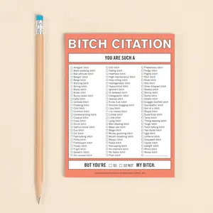 Bitch Citation Nifty Note Pad