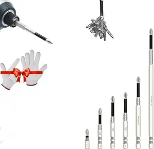 TJH K5 thread, impact resistant, anti slip, batch head, cross shaped, strong magnetic drill head, electric screwdriver, super hard hexagonal