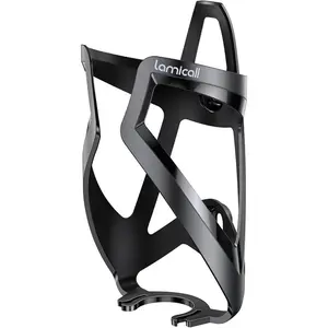 Lamicall Bike Water Bottle Holder - 1.2 Oz Ultralight & Sturdy Design, Lightweight & Compact, Fits 2.75-3.94" Diameter Bottles, Includes Screw Tool